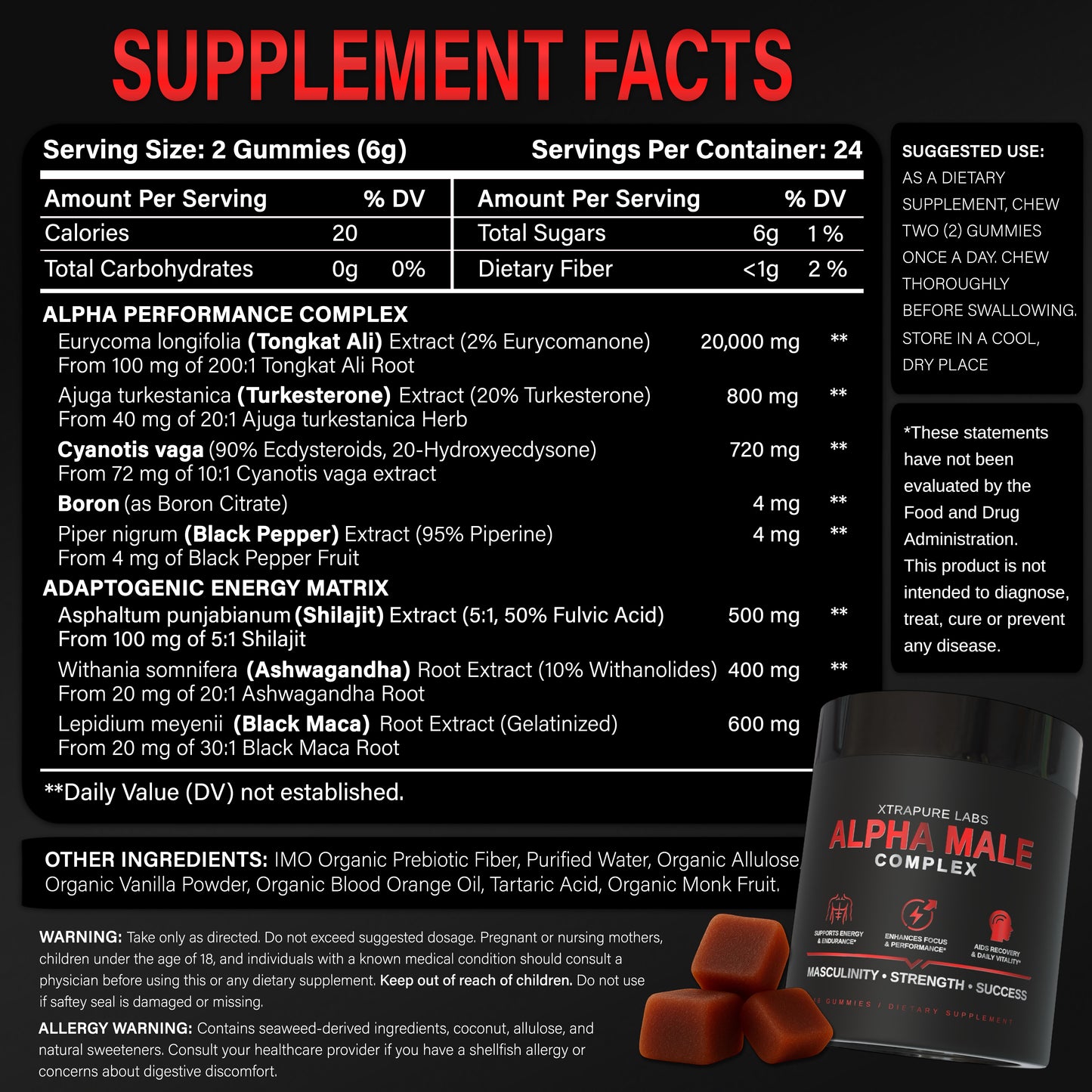 Alpha Male Complex - Gummies