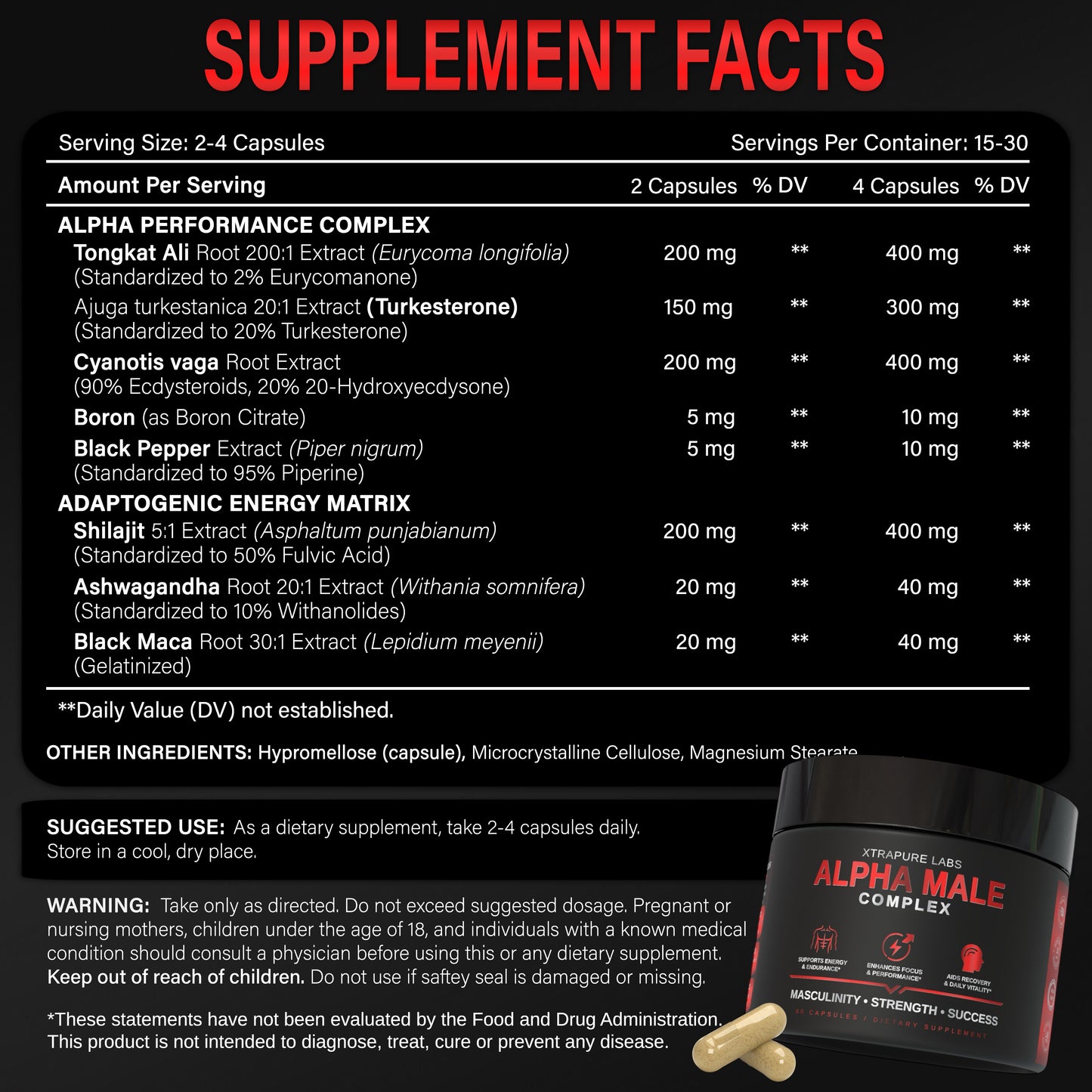 Alpha Male Complex - Capsules